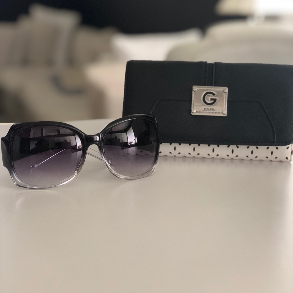 Guess wallet and Sunglasses